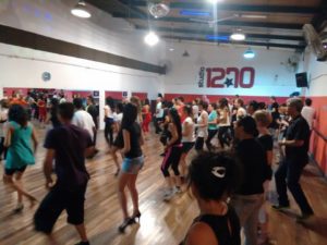 Salsa class in Argentina